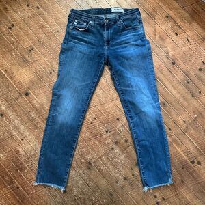 AG Adriano Goldshmeid Prima crop 27R normcore jeans